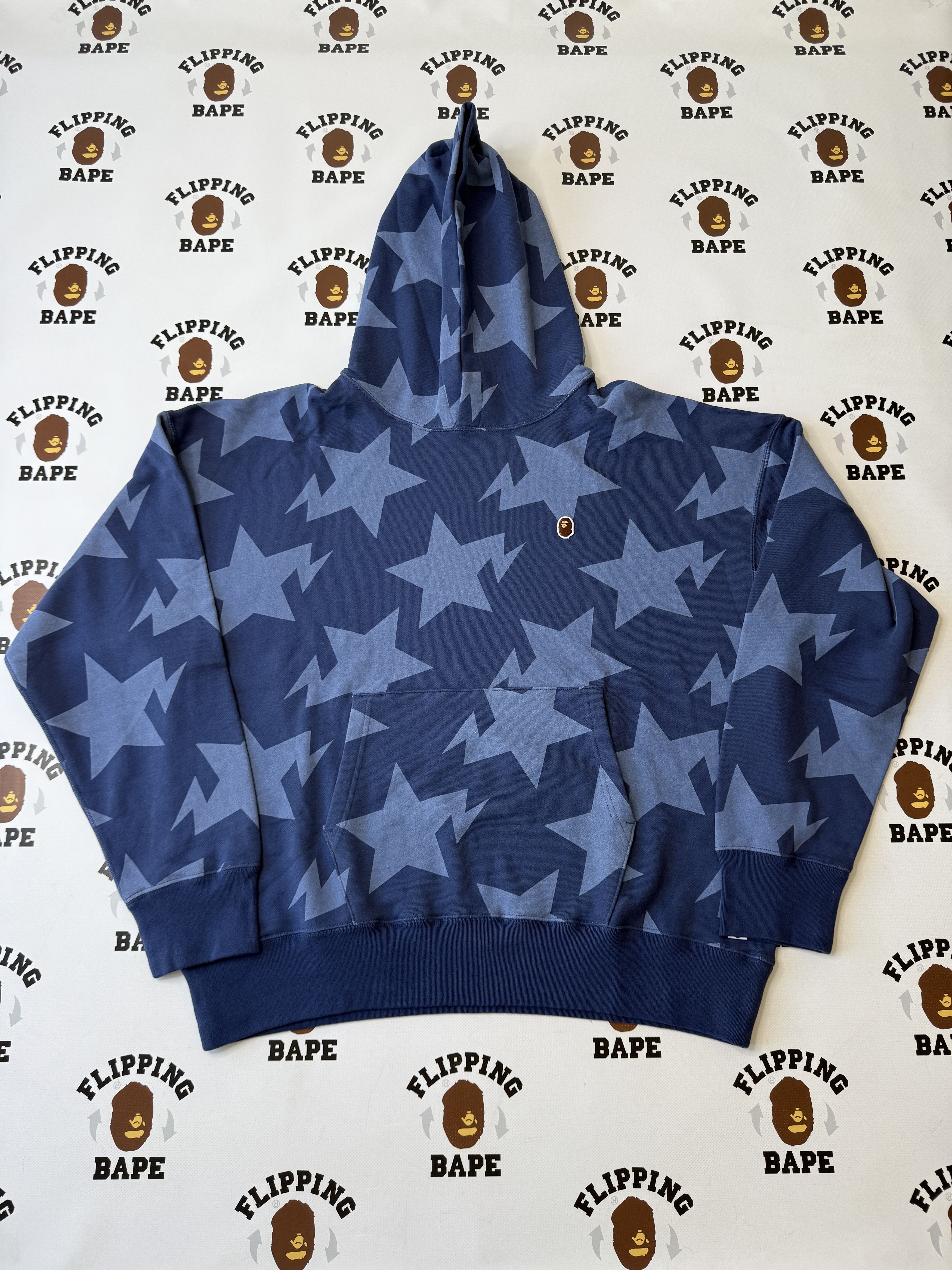 Bape BAPE STA PATTERN LOOSE FIT PULLOVER HOODIE Size US M / EU 48-50 / 2 - 1 Thumbnail