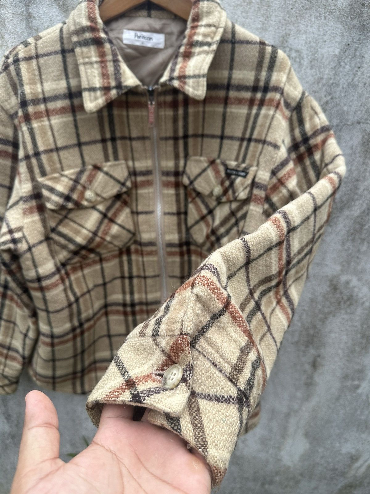 Issey Miyake Petitcan tartan zipper Wool shirts Size US M / EU 48-50 / 2 - 5 Thumbnail