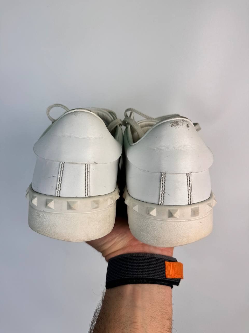 Designer × Valentino Valentino Garavani Open Skate Sneakers VLTN leather trainers Size US 11 / EU 44 - 5 Thumbnail