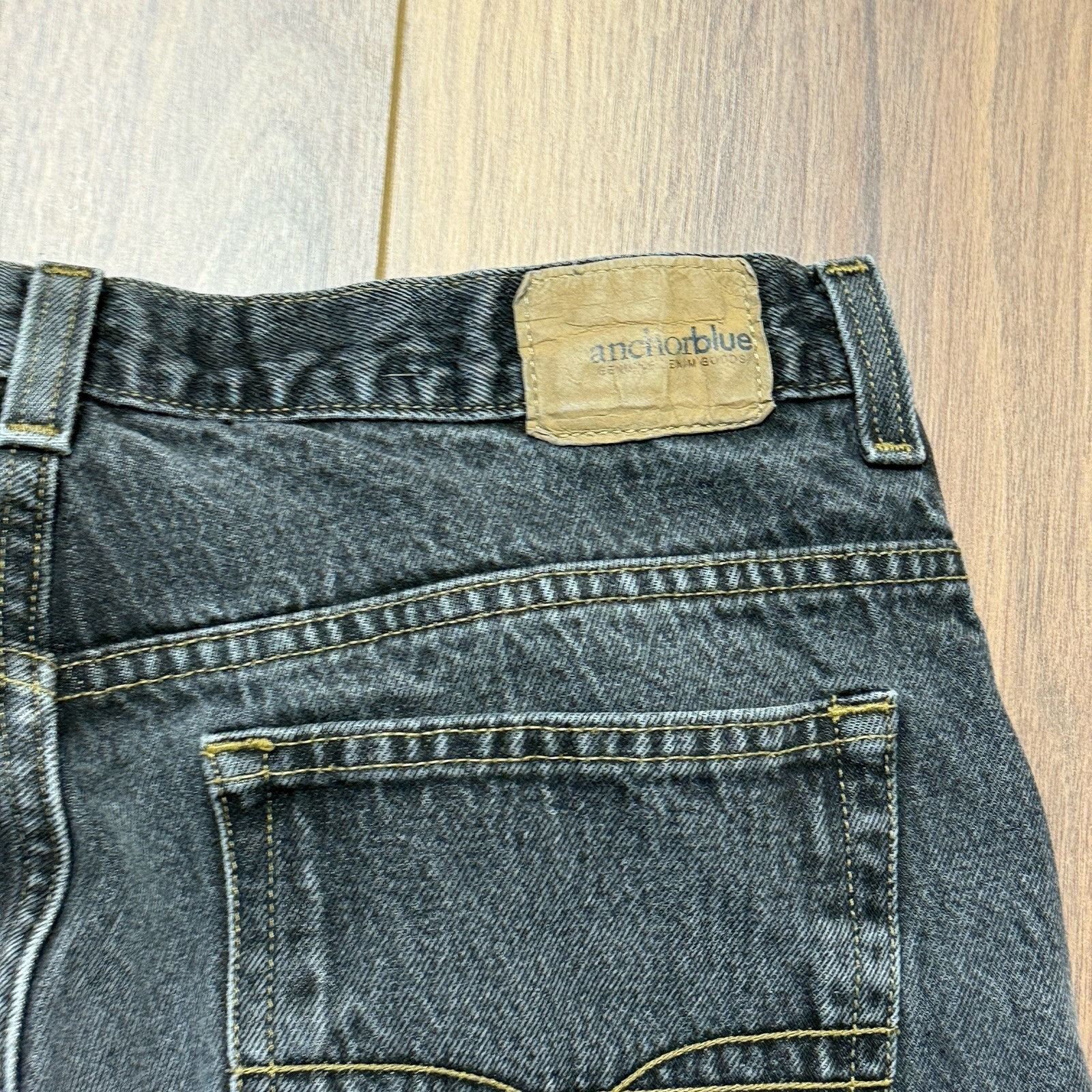 Anchor Blue Vintage Anchor Blue Baggy Jean Shorts Mens 34 (33x14.5) Fade Size US 34 / EU 50 - 4 Thumbnail