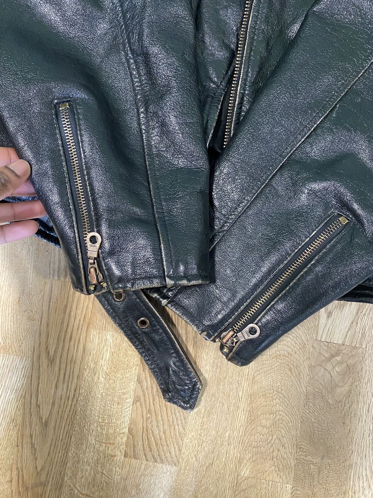 Vintage Maffay Leather Jacket Size US M / EU 48-50 / 2 - 3 Thumbnail