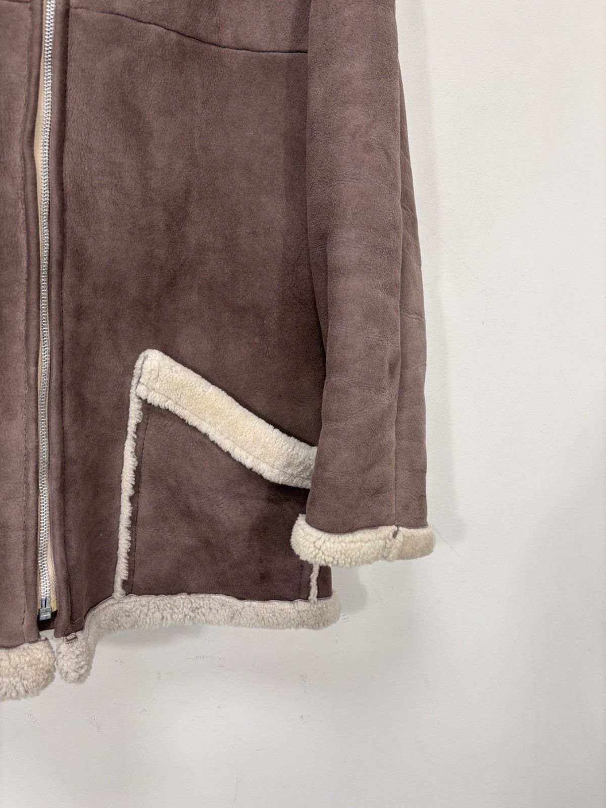 Other Vintage Californian Spring Lamb Leather Sheepskin Jacket Size M / US 6-8 / IT 42-44 - 6 Thumbnail
