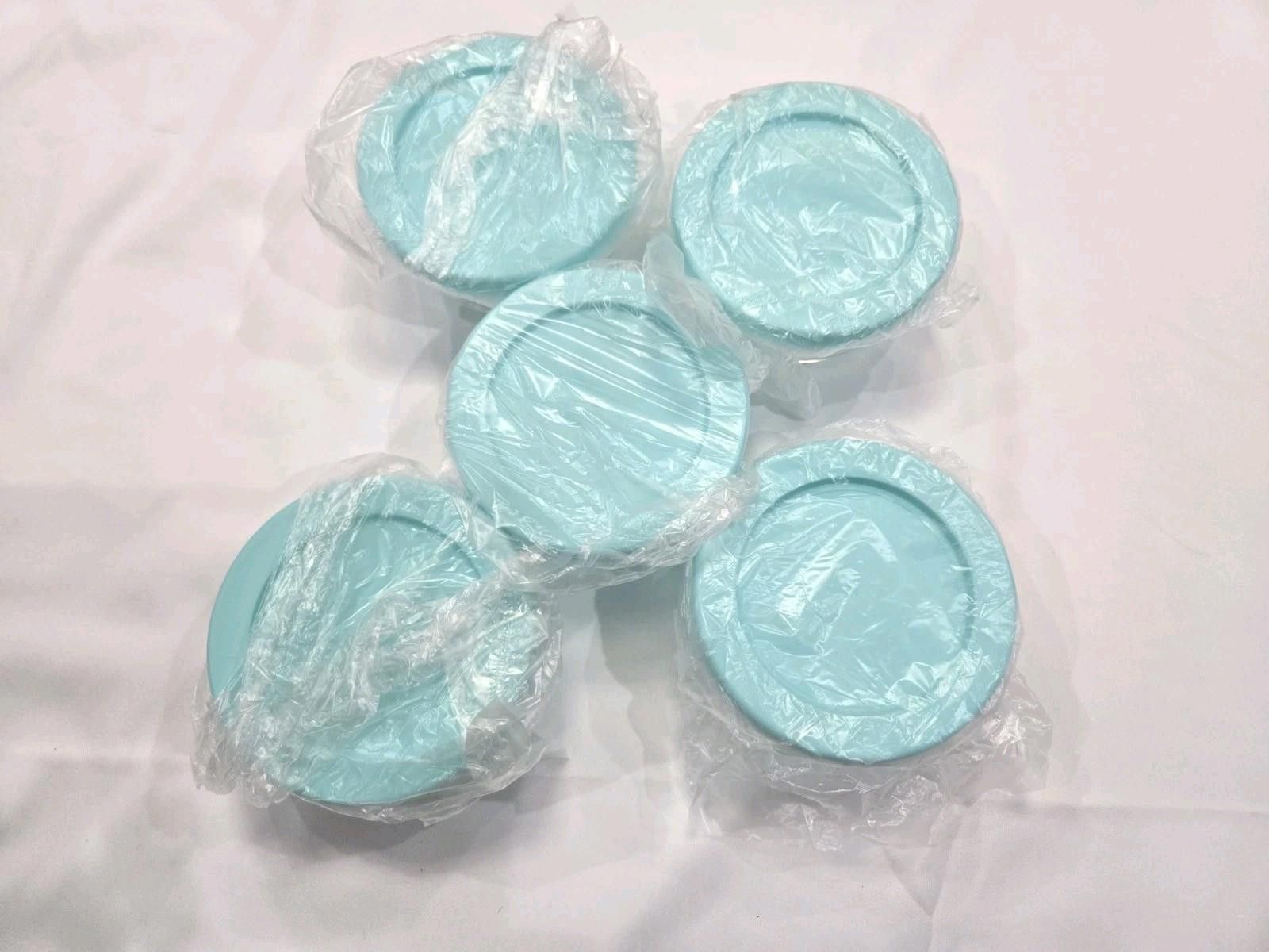 Other 5-pack 1 Cup Round Glass Containers With Lid Oven Safe Size ONE SIZE - 2 Thumbnail