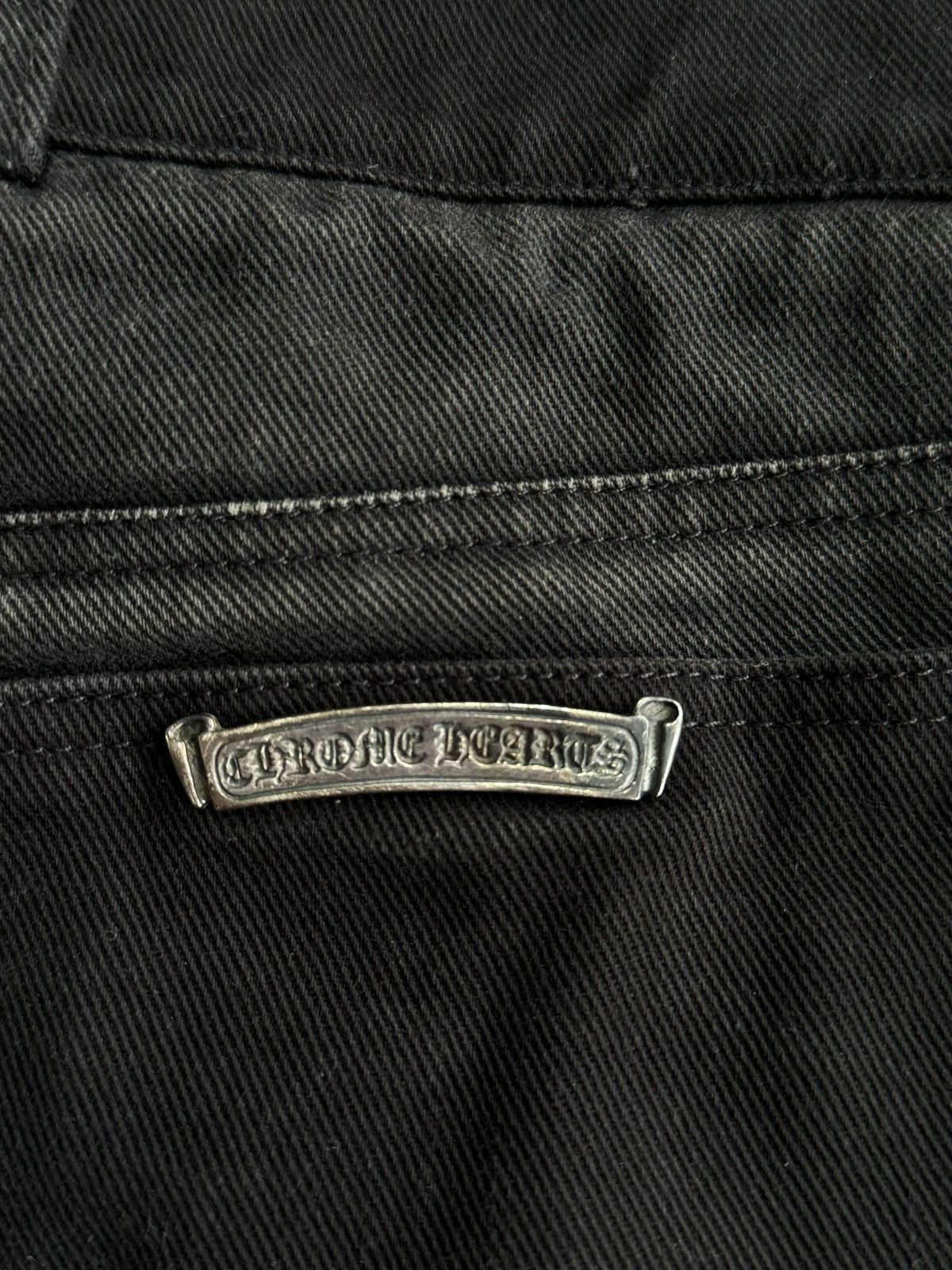 Chrome Hearts Vintage Chrome Hearts Fleur Knee Denim Flared Pants Size 28" / US 6 / IT 42 - 10 Thumbnail