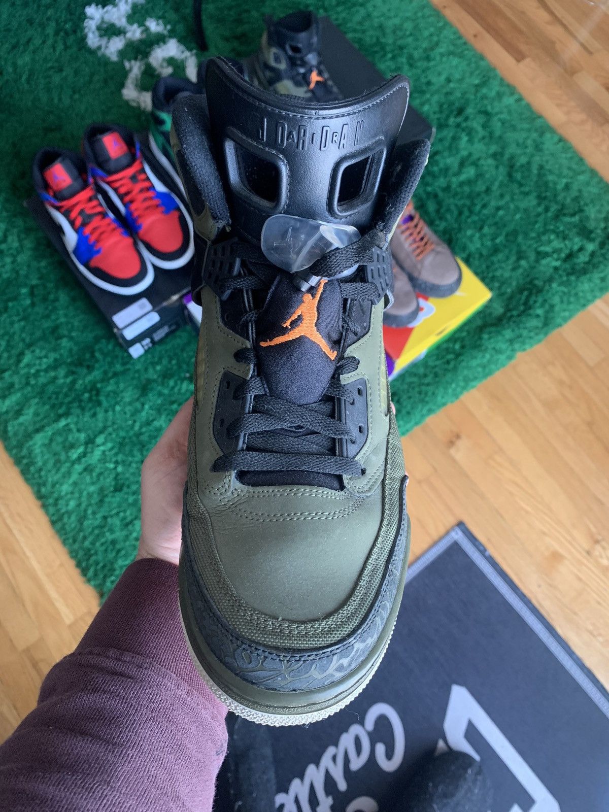 Jordan Brand Jordan Spizike Olive Canvas Size US 11 / EU 44 - 15 Thumbnail