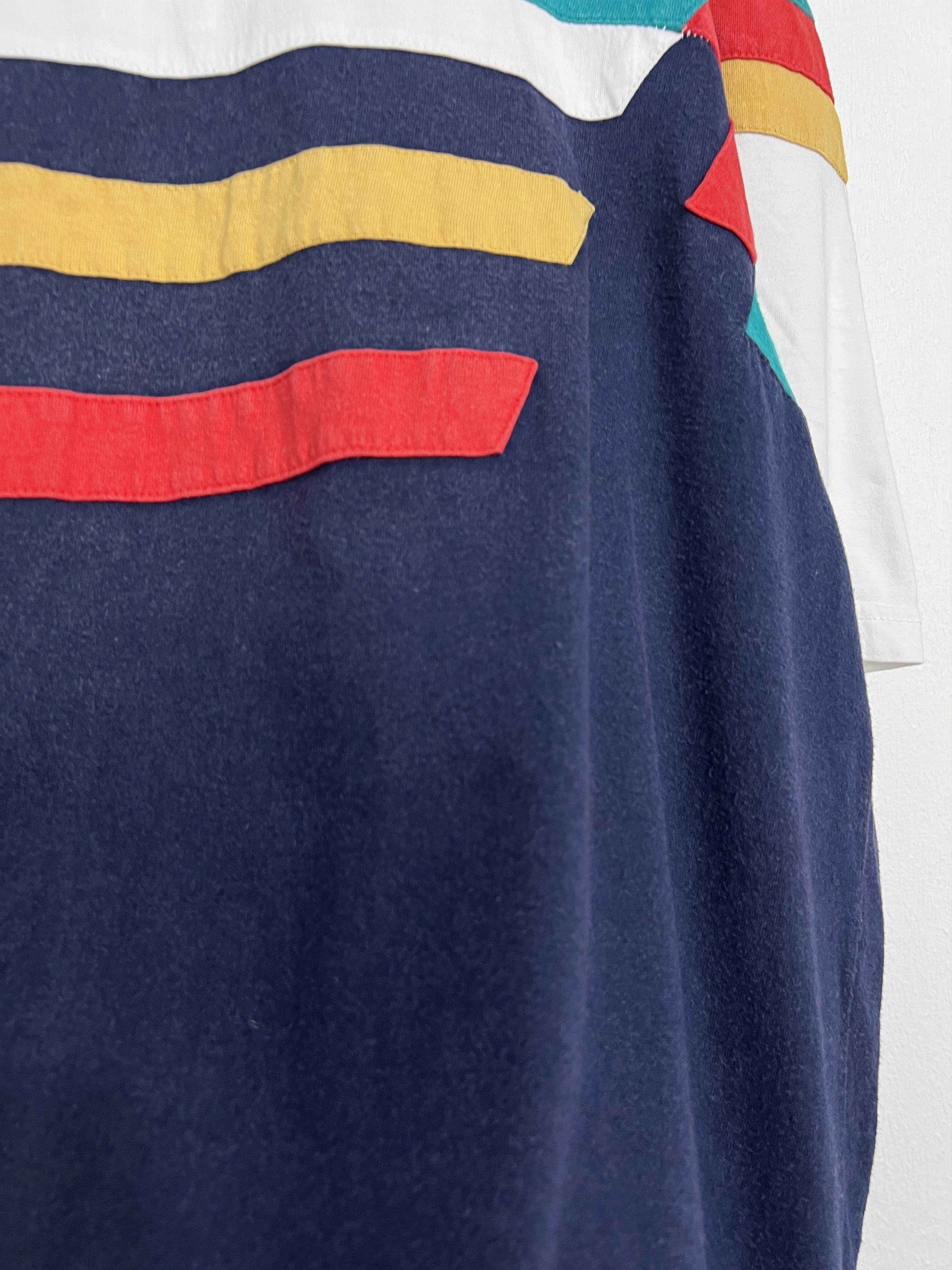 Adidas Vintage 90's Adidas Rare Shirt Tee Stripes Mens Jersey Y2K Size US XL / EU 56 / 4 - 5 Thumbnail