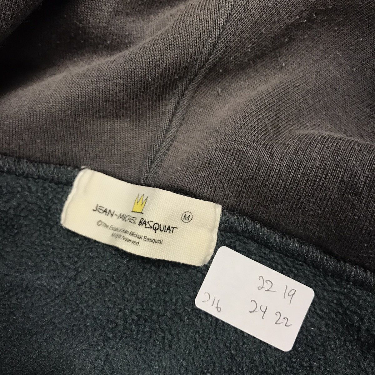 Jean-Michel Basquiat JEAN MICHEL BASQUIAT X SUGER RAY ROBINSON GRAY FADED HOODIES Size US M / EU 48-50 / 2 - 17 Thumbnail