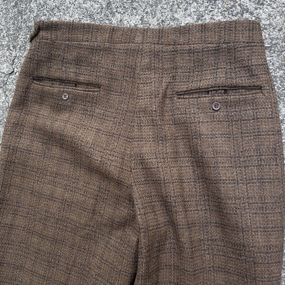 Vintage Vintage 80s WOOL Plaid Pants Size US 32 / EU 48 - 7 Thumbnail