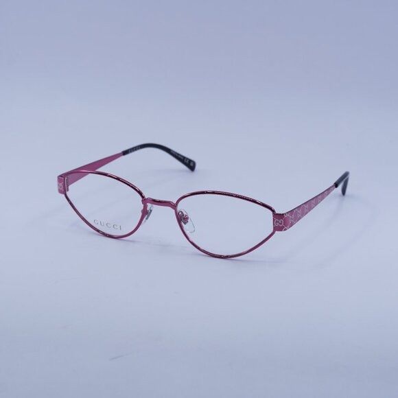 Gucci Gucci GG1853O 003 Eyeglasses Fuchsia with GG Pattern 54mm Size ONE SIZE - 1 Thumbnail
