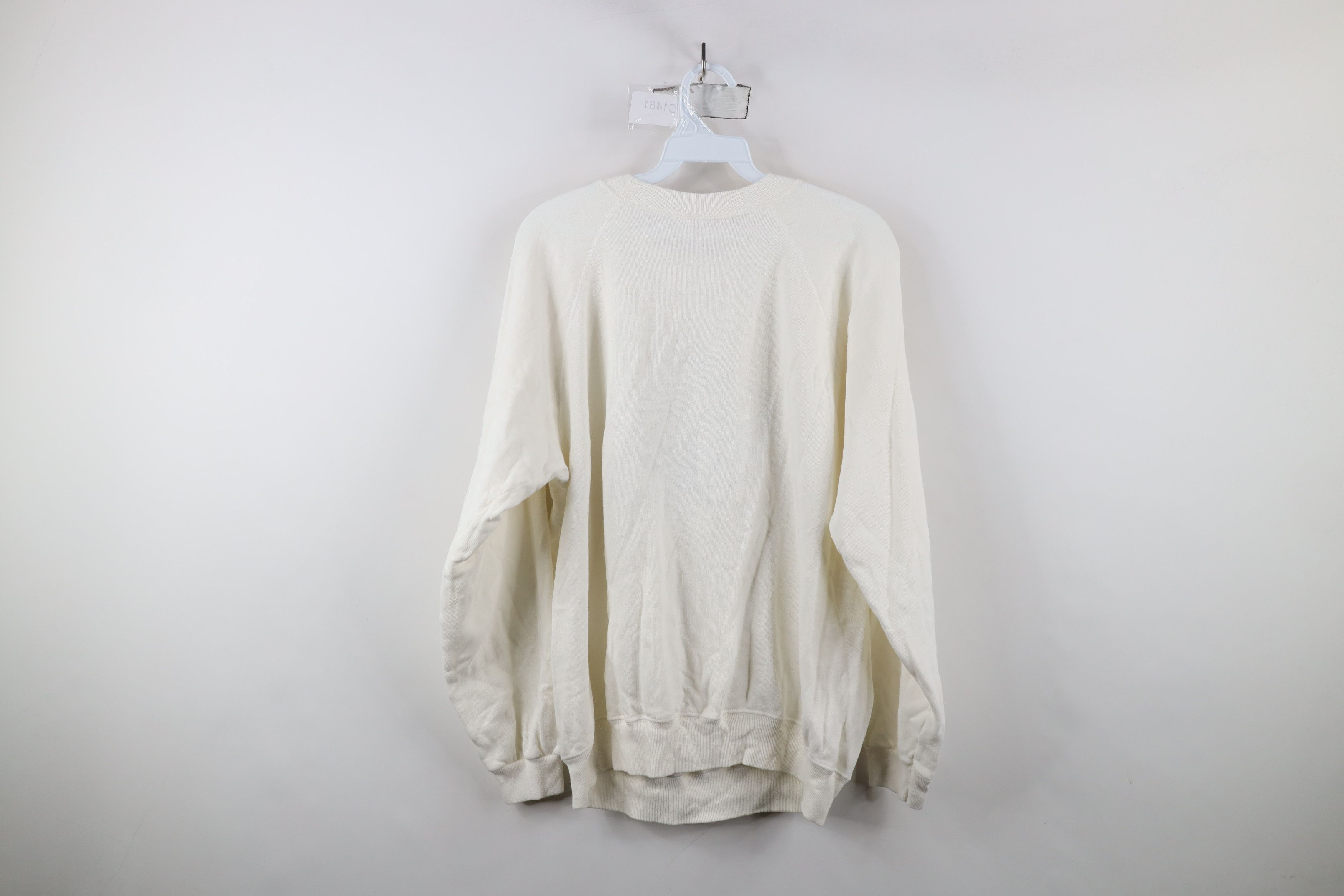 Vintage Vintage 80s Streetwear Computers Nerd Sweatshirt White Size US L / EU 52-54 / 3 - 10 Thumbnail