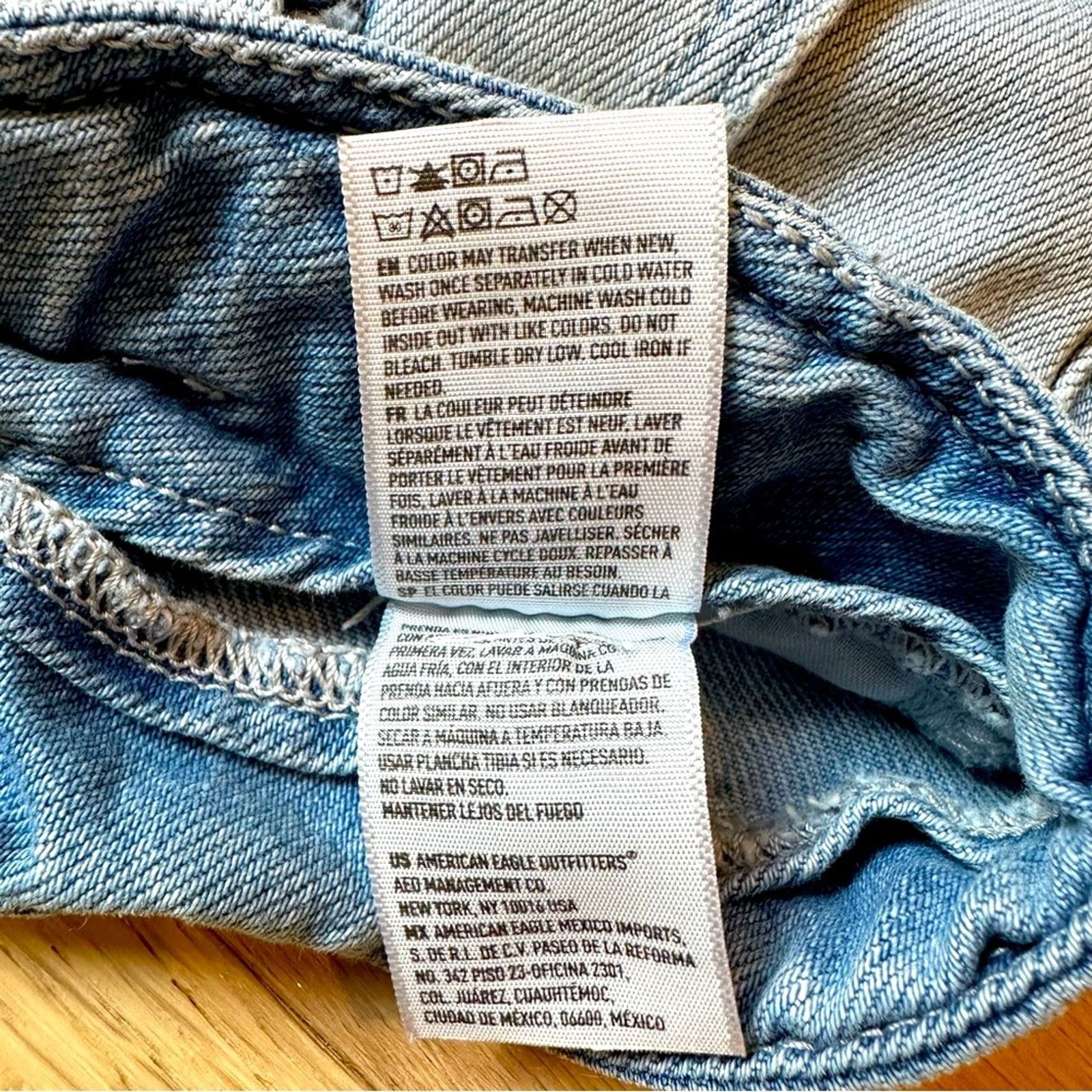 American Eagle Outfitters American Eagle Paper bag Mom Denim Shorts Size 12 Size 34" / US 12 / IT 48 - 7 Thumbnail