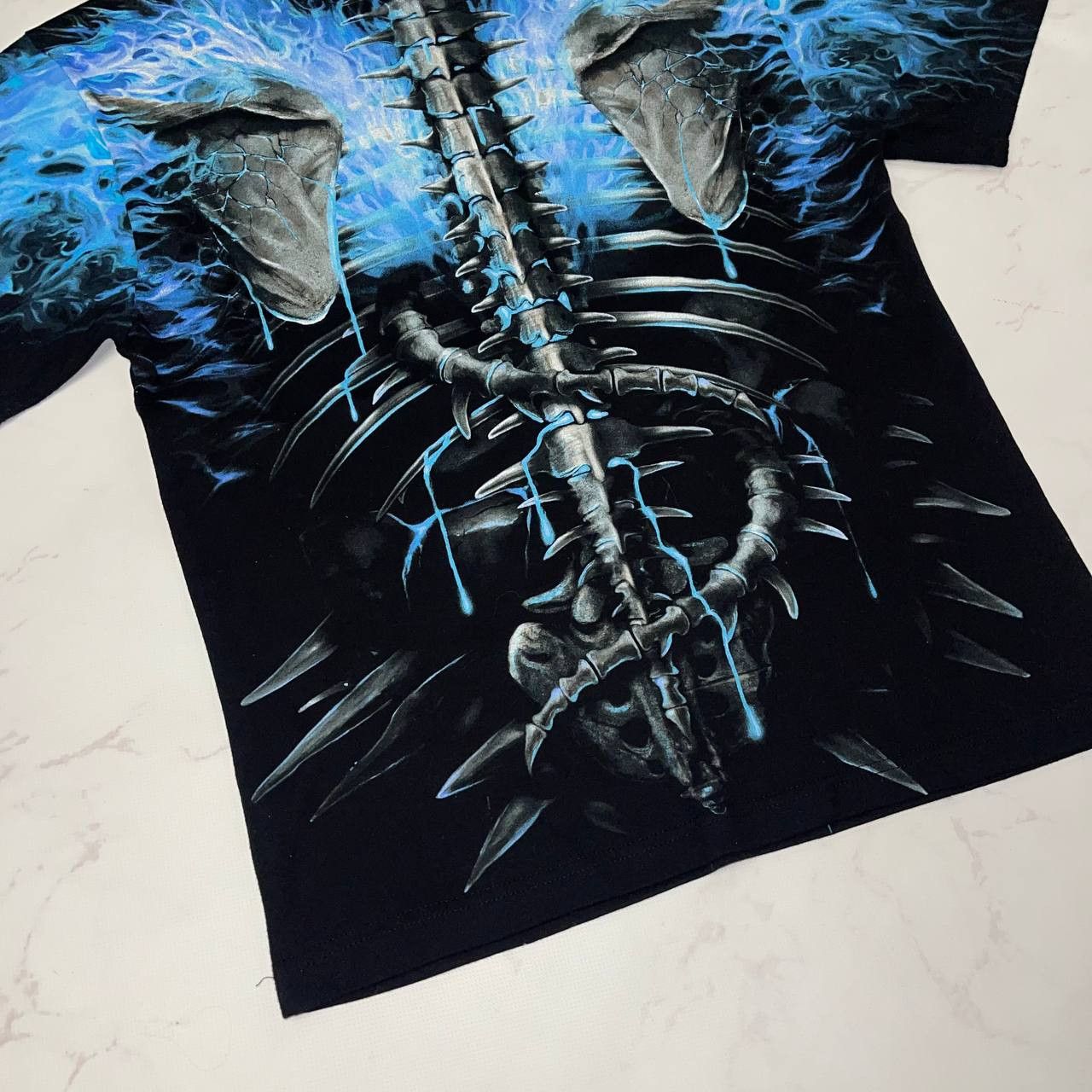 Vintage Affliction Vintage Affliction style flame skulls y2k tee Size US M / EU 48-50 / 2 - 13 Thumbnail