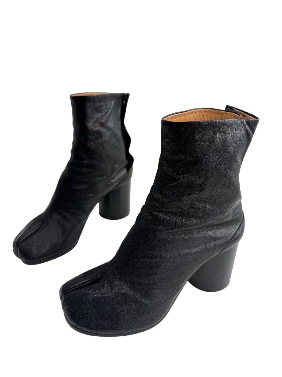 Maison Margiela Maison Margiela Black Leather Tabi Boots Size 36 Size US 6 / IT 36 - 1 Thumbnail
