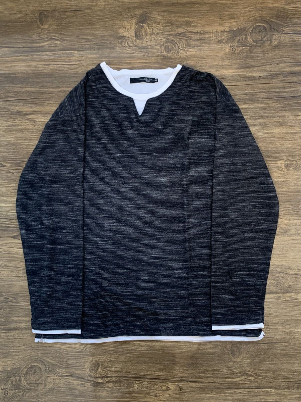 Japanese Brand 2000s japanese archive defective struct y2k longsleeve tee Size US XXL / EU 58 / 5 - 1 Thumbnail