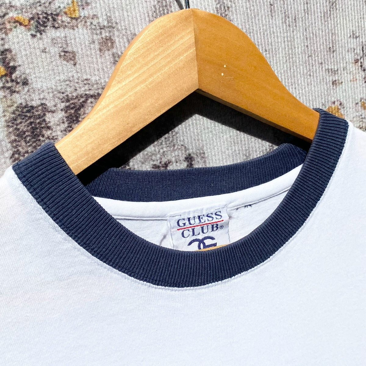 Guess × Vintage Vintage Guess Club Shirt Embroidery Spellout Guess Club Size US L / EU 52-54 / 3 - 8 Thumbnail