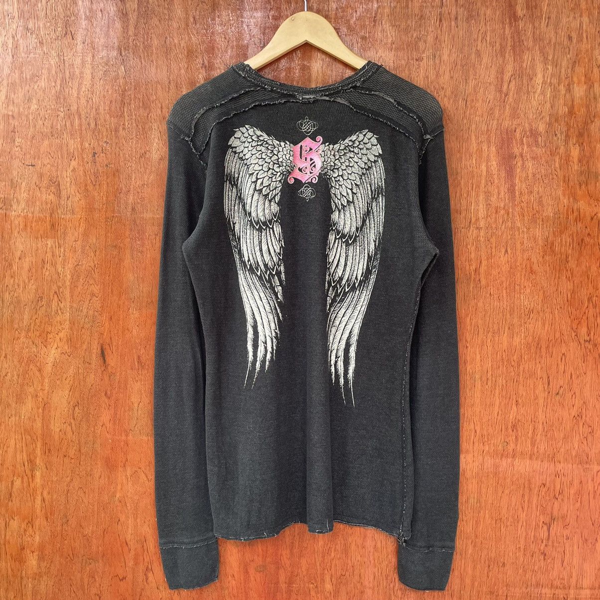 Affliction Vintage Y2K Affliction Tattoo Reversible Tee Shirt Size US XL / EU 56 / 4 - 2 Thumbnail