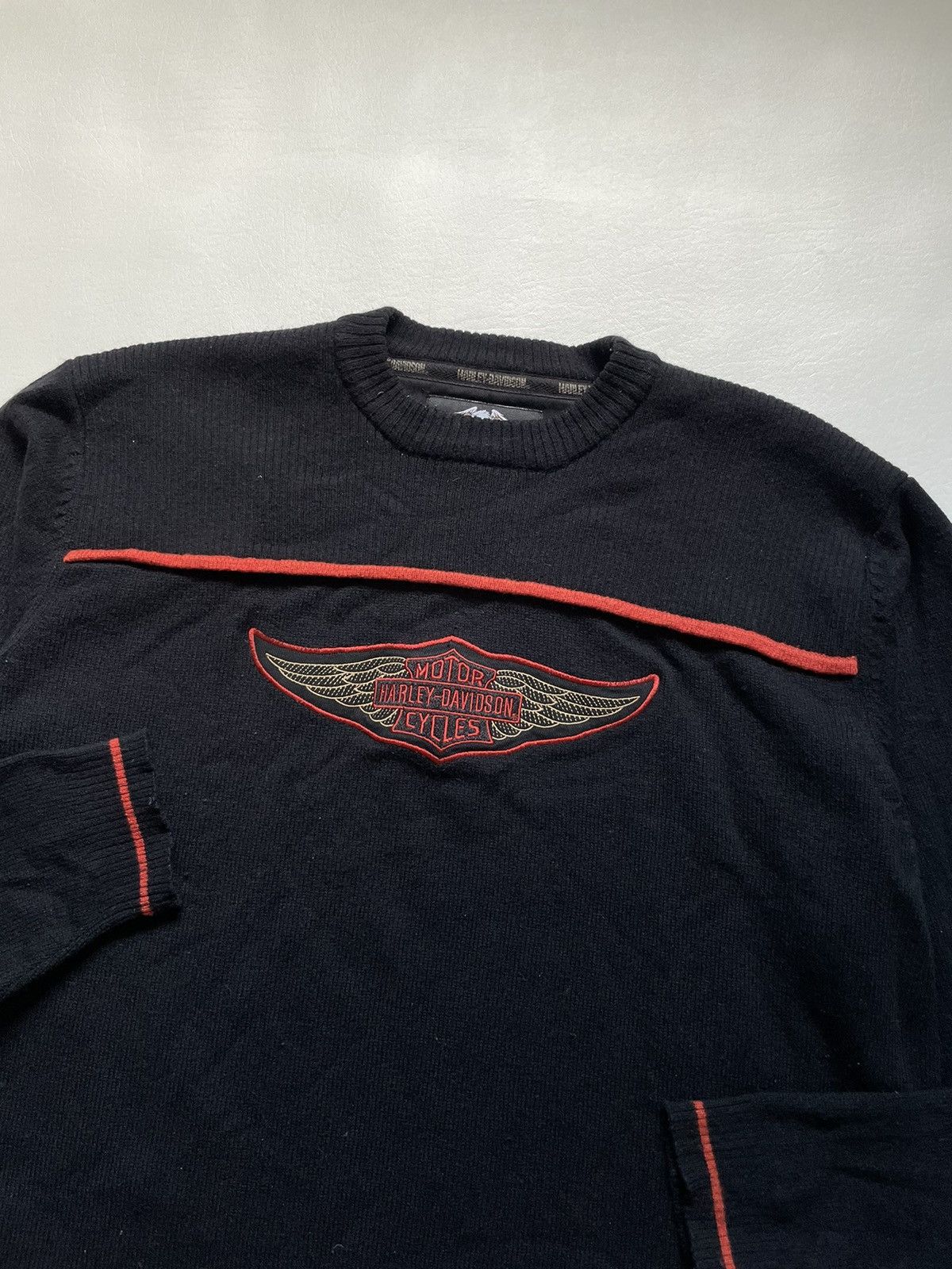 Harley Davidson × Vintage Harley Davidson sweatshirt Size US L / EU 52-54 / 3 - 3 Thumbnail