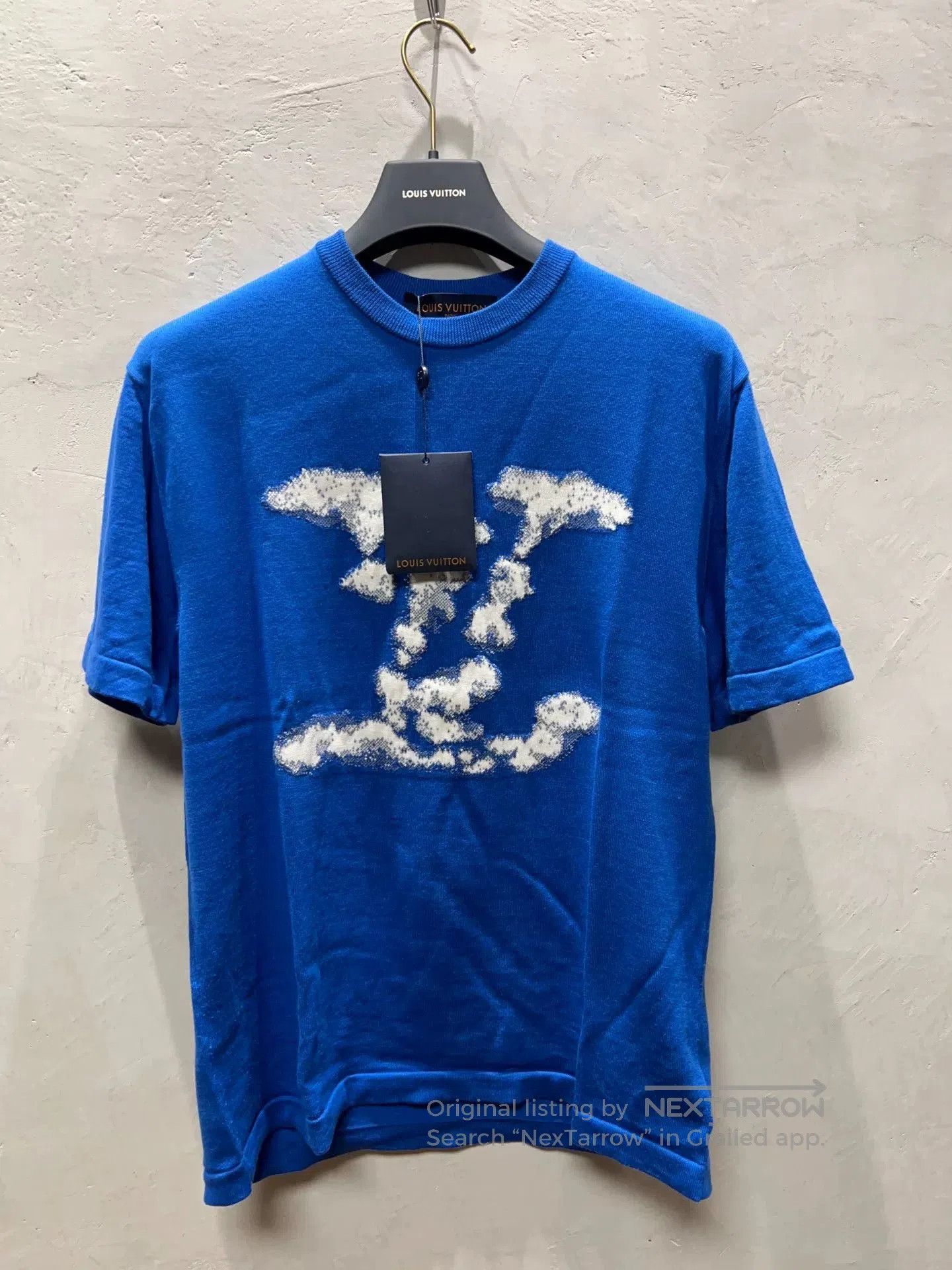 Louis Vuitton Louis Vuitton Blue Cloud Knit T-Shirt. Size US M / EU 48-50 / 2 - 1 Thumbnail