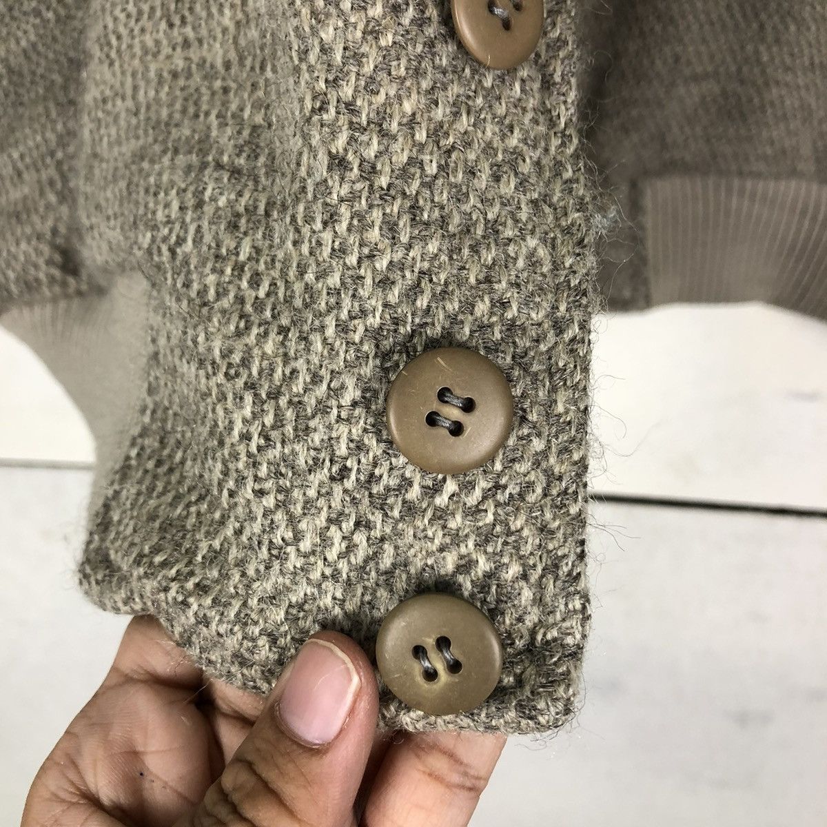 Vintage 🔥VINTAGE WOOL BOMBER JACKET HERRINGBONE WOODHOUSE JAPAN Size US M / EU 48-50 / 2 - 16 Thumbnail