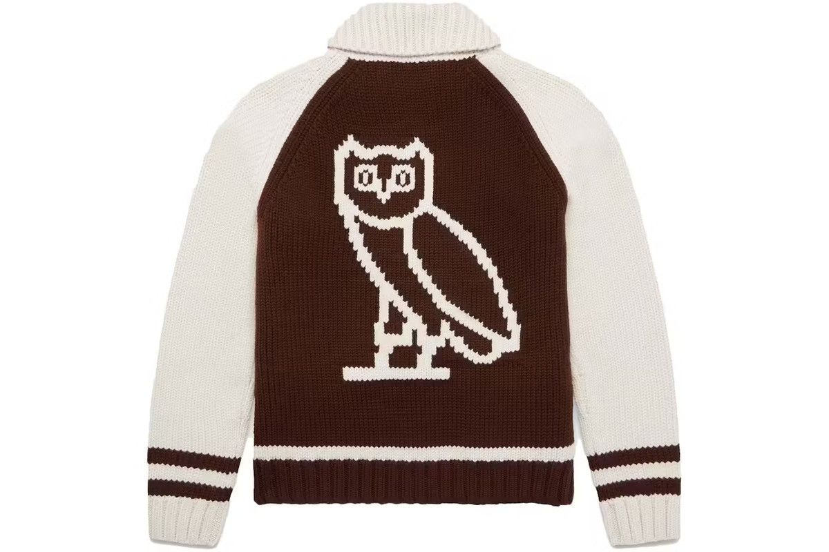 October's Very Own OVO Winter Knit cowichan Sweater size Large Size US L / EU 52-54 / 3 - 1 Thumbnail