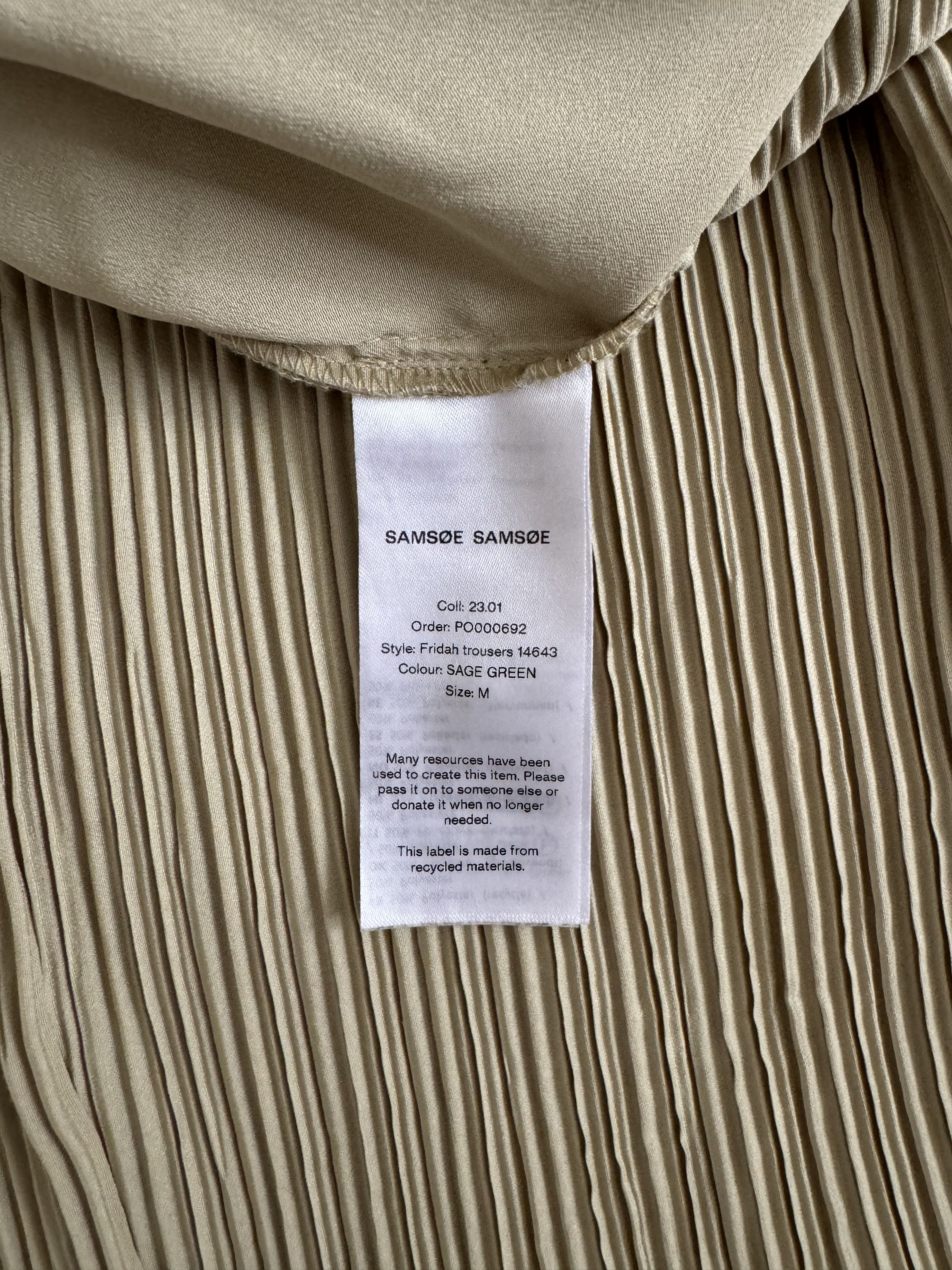 Samsoe Samsoe Samsoe Samsoe Pleated Pants Size 28" / US 6 / IT 42 - 4 Thumbnail