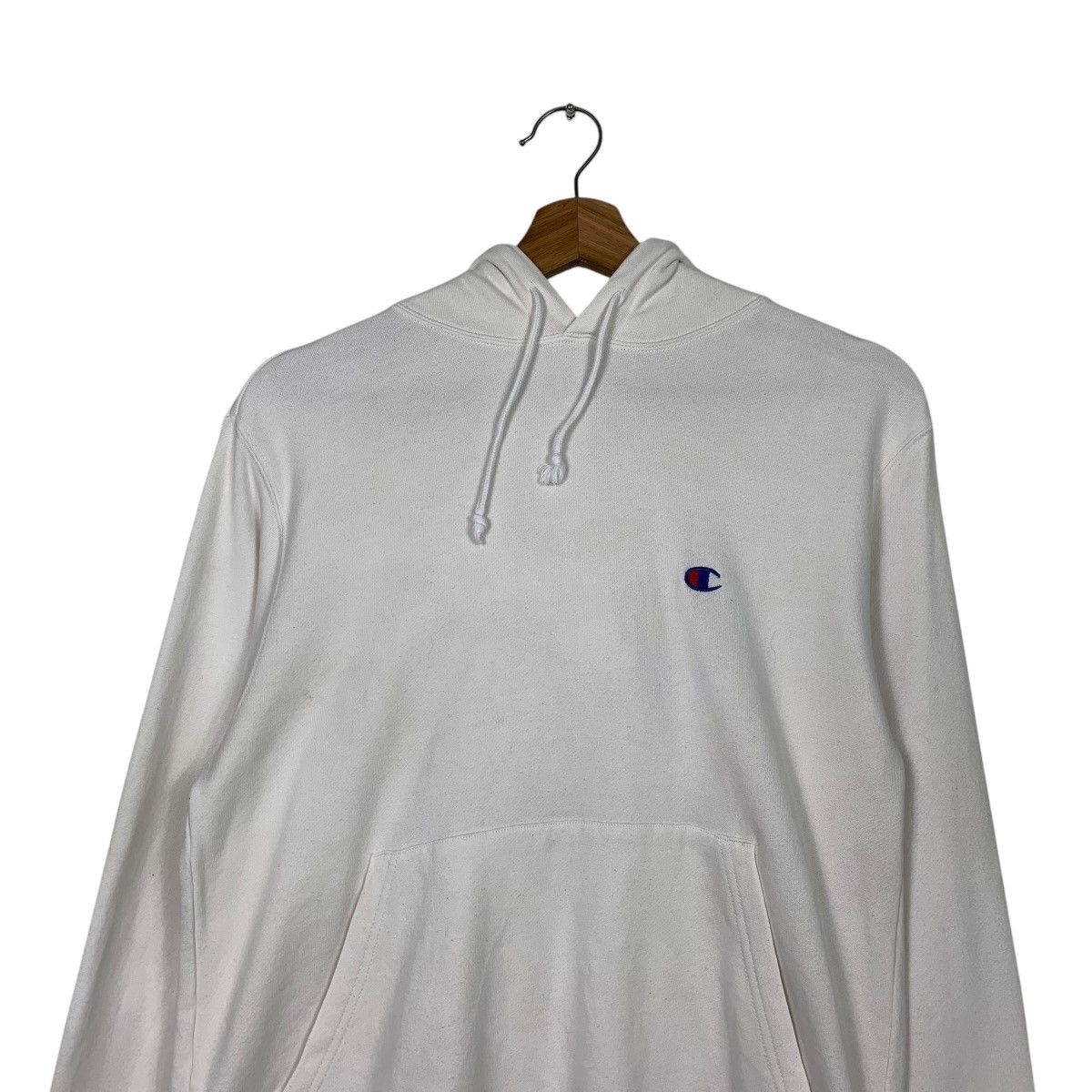 Champion Champion White Pullover Hoodie Size US M / EU 48-50 / 2 - 11 Thumbnail
