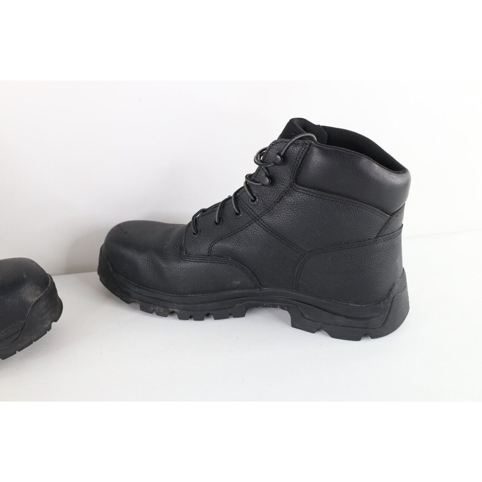 Vintage × Wolverine Vintage Wolverine Boots Steel Toe Leather Waterproof Boots Size US 13 / EU 46 - 6 Thumbnail