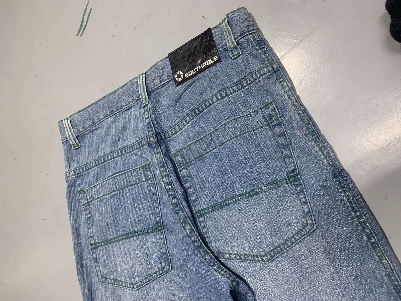 Southpole Vintage Southpole yellow tab denim jort Size US 34 / EU 50 - 7 Thumbnail