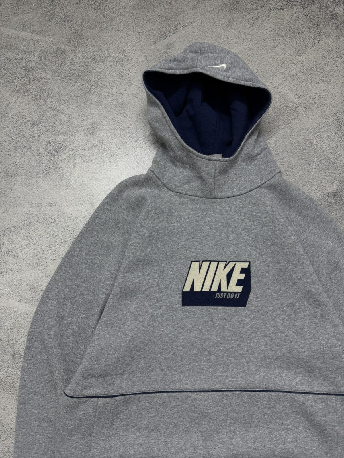 Nike Vintage Y2k Nike Swoosh 🔥 Spell Out Big Logo Hoodie 90’s Size US S / EU 44-46 / 1 - 6 Thumbnail