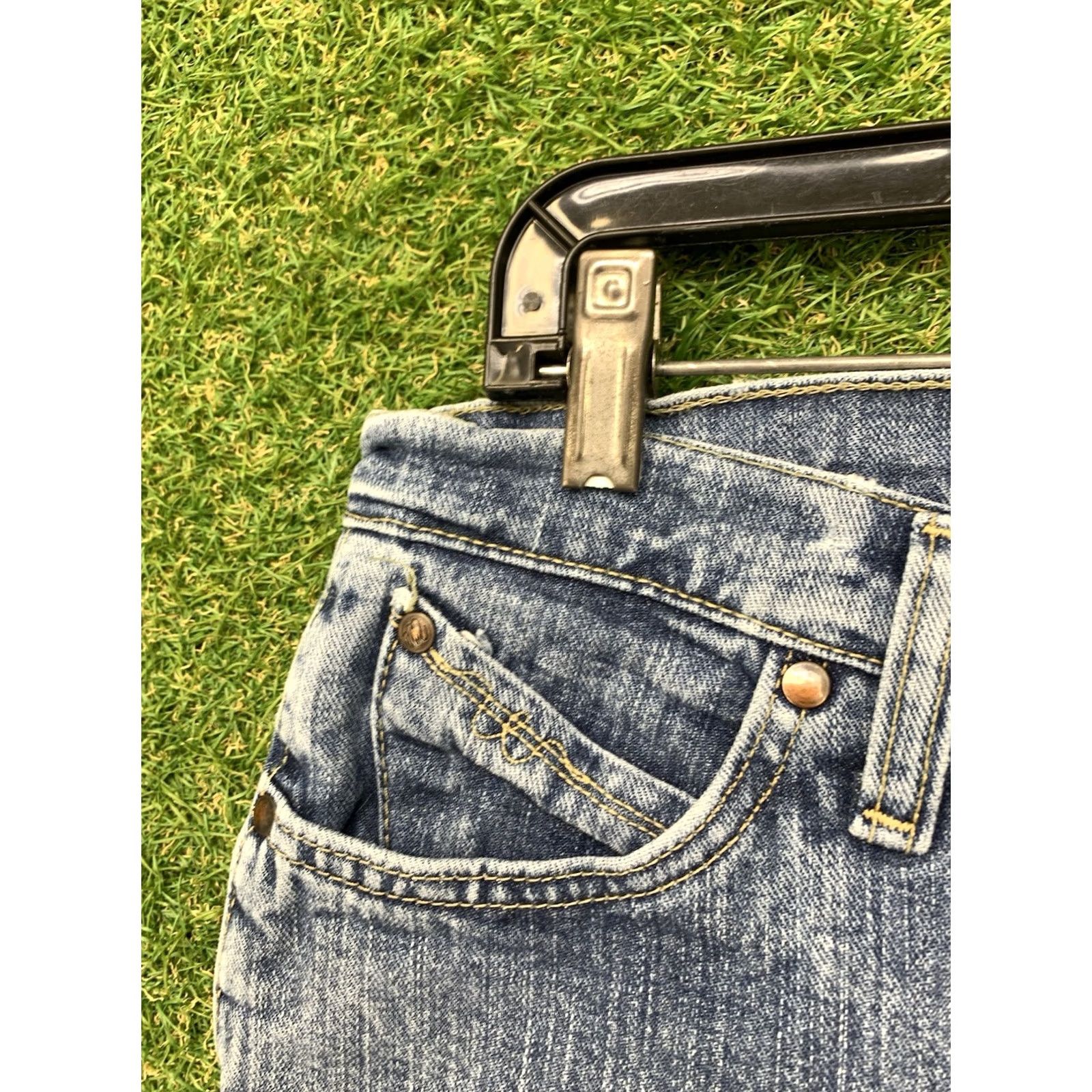 Wrangler Wrangler Jeans Low Rise Bootcut Womens 34 Inseam Denim Blue 5-Pocket Western Southwestern Cowboy Retro Wrangler Retro Jeans Womens Boys Womens Size 34" / US 12 / IT 48 - 3 Thumbnail
