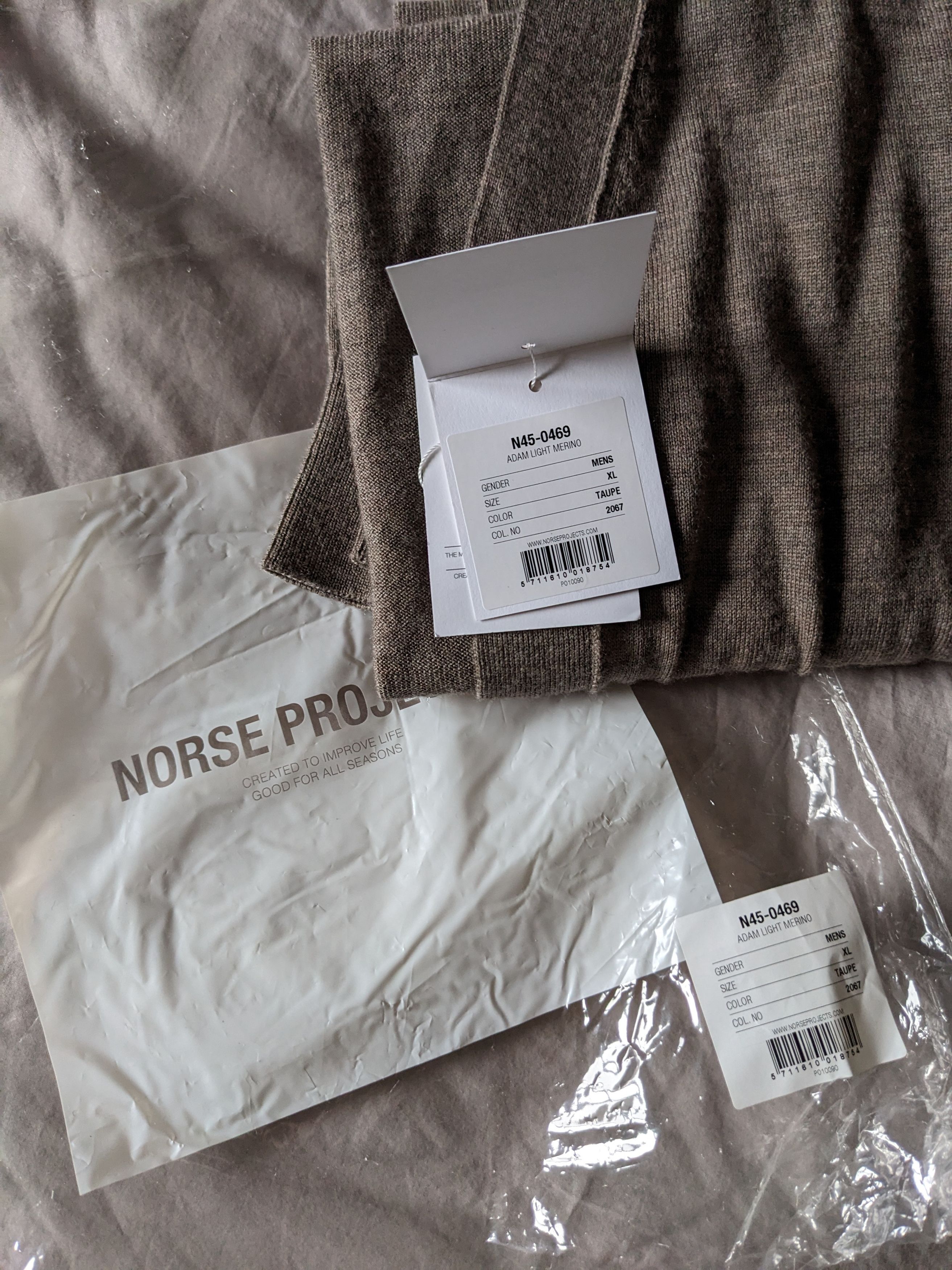 Norse Projects Norse Projects Adam Light Merino Sweater Size US XL / EU 56 / 4 - 7 Thumbnail