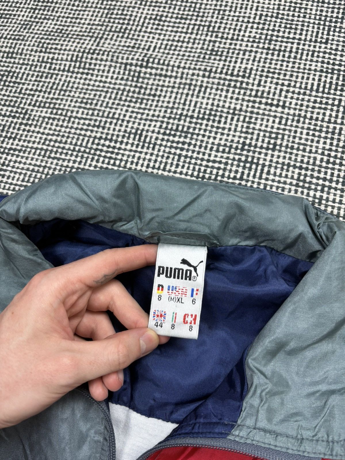 Puma 90s puma color block zip up nylon boxy jacket blokecore Size US XL / EU 56 / 4 - 3 Thumbnail