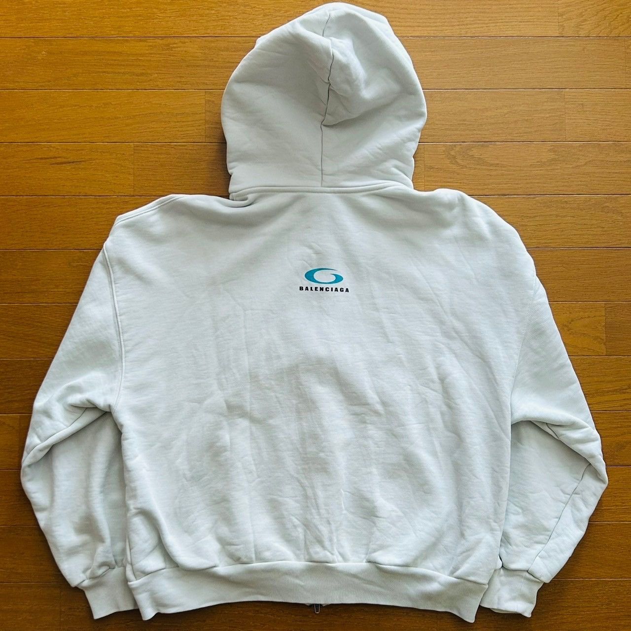 Balenciaga BALENCIAGA Loop Sports Icon Zip Hoodie Size US S / EU 44-46 / 1 - 2 Thumbnail