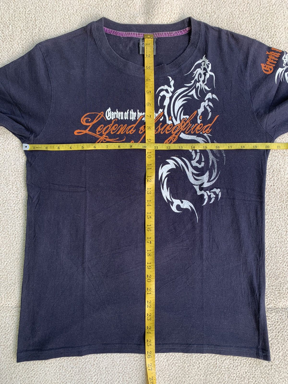 If Six Was Nine × Japanese Brand × Le Grande Bleu (L.G.B.) JAPANESE POEM GOTHIC ZEKY TSHIRT TEE Size US L / EU 52-54 / 3 - 10 Thumbnail