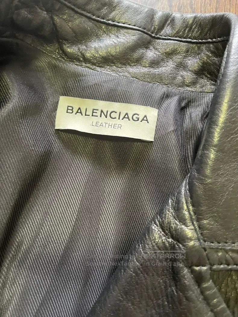 Balenciaga Balenciaga Biker leather jacket Size XS / US 0-2 / IT 36-38 - 3 Thumbnail