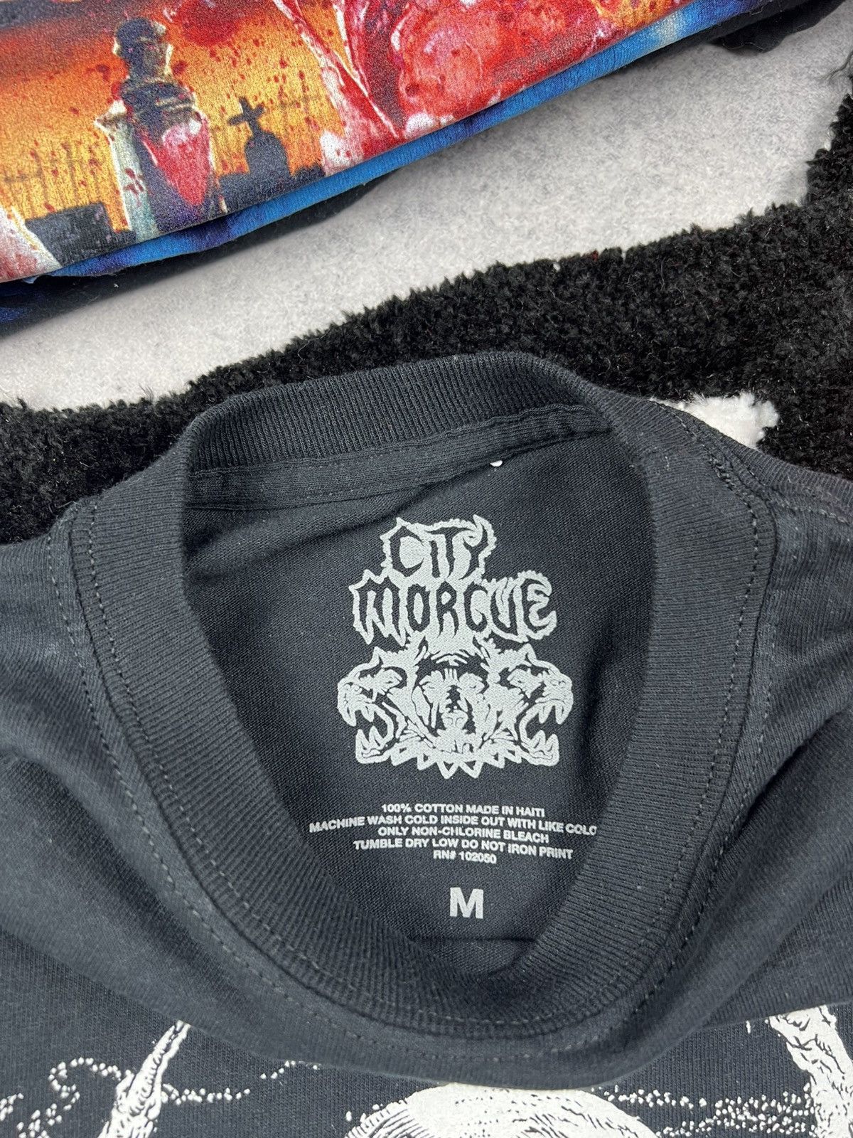 City Morgue City Morgue Rhinestones Skulls Grunge Dead Long Sleeve Size US M / EU 48-50 / 2 - 7 Thumbnail