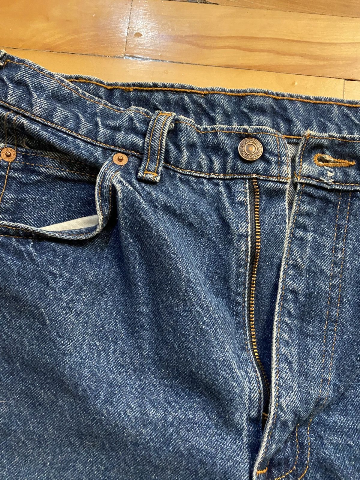 Levi's Vintage Clothing Vintage orange tab levis Size US 34 / EU 50 - 3 Thumbnail