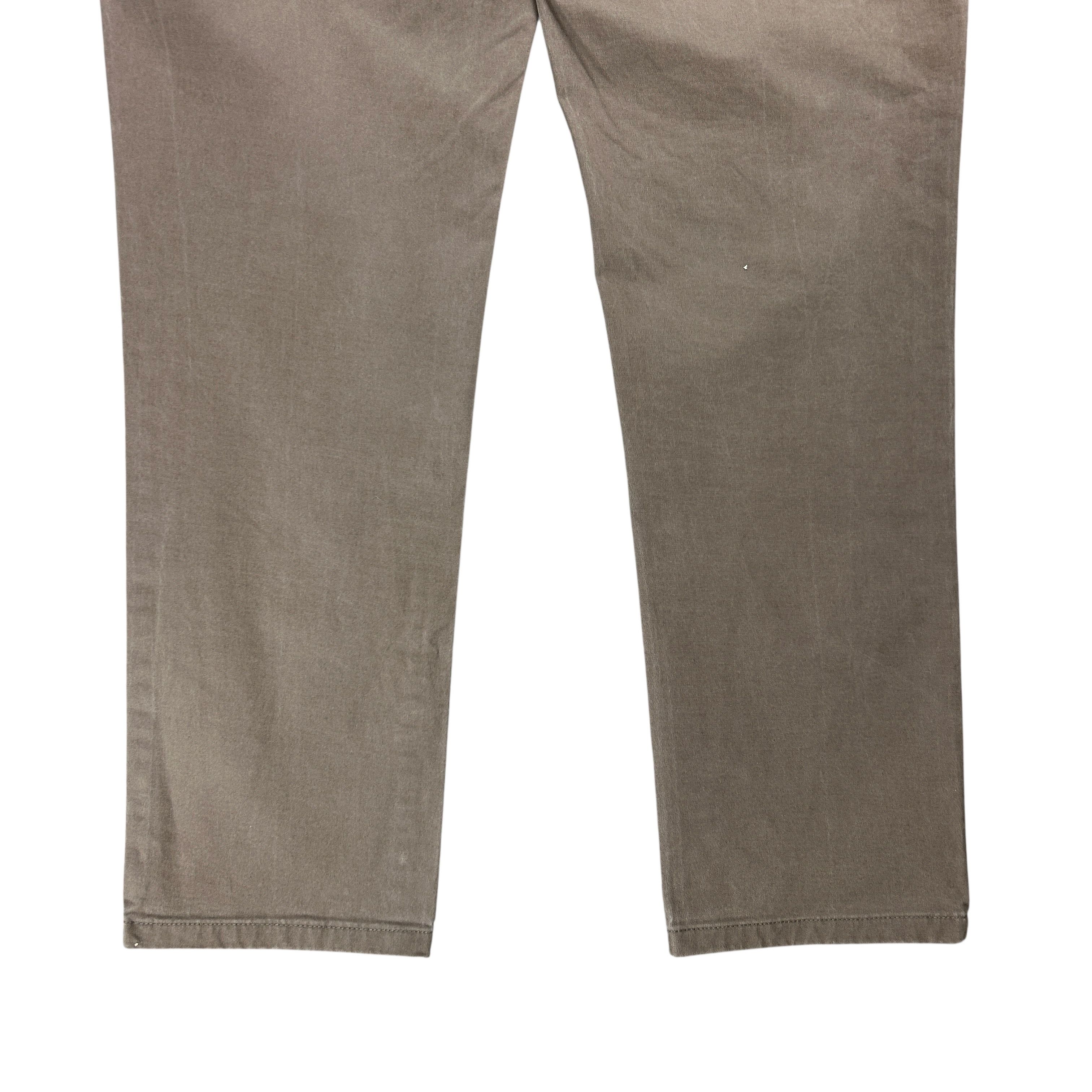 Suitsupply Suitsupply Porto Brown Slim Straight Stretch Chino Pants 50 Size US 34 / EU 50 - 7 Thumbnail