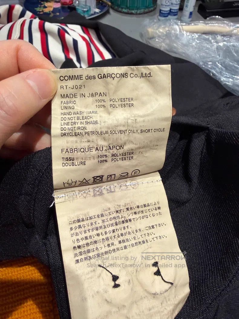 Comme des Garcons Comme des Garcons Classic Black Suit Jacket Size M / US 6-8 / IT 42-44 - 6 Thumbnail