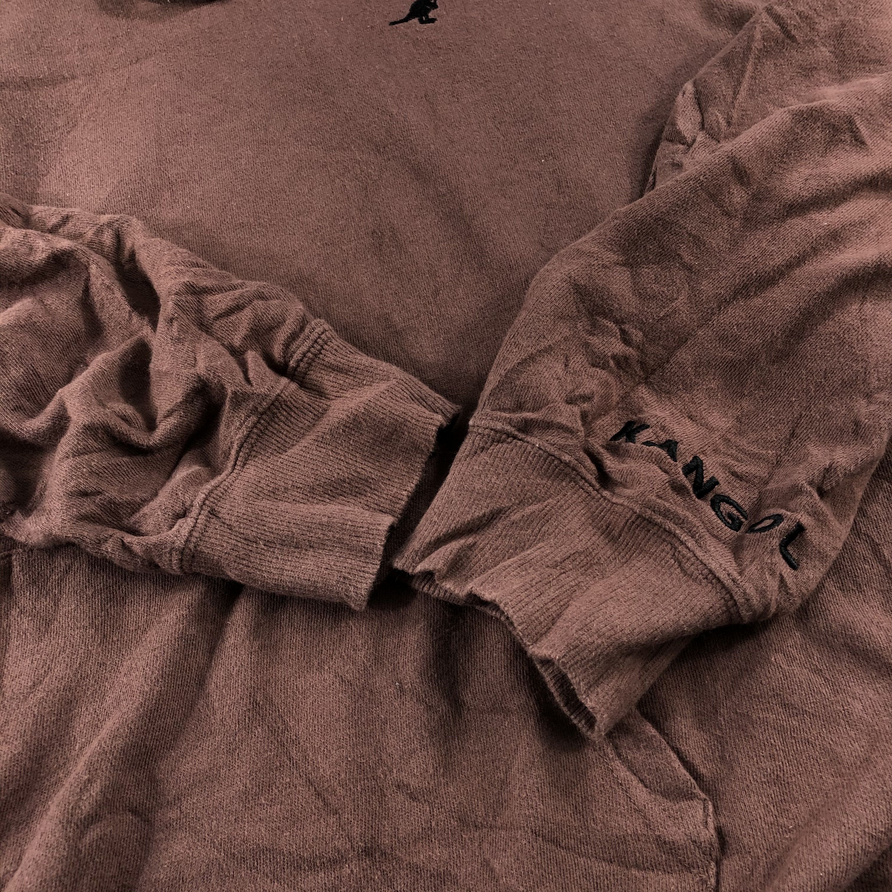 Kangol Kongol Hoodie Brown Pull Over Sweater F133 Size US XL / EU 56 / 4 - 4 Thumbnail