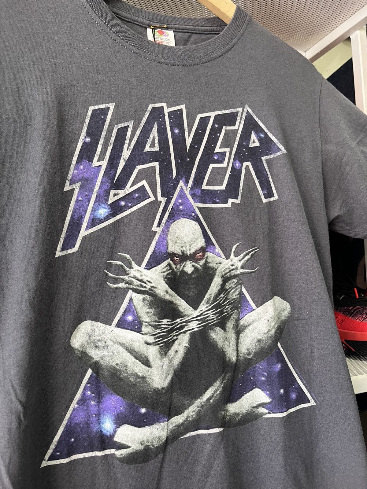 Band Tees Slayer Triangle Demon Herren T-shirt Size US S / EU 44-46 / 1 - 2 Thumbnail