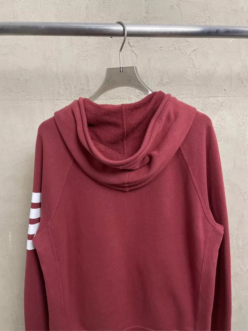 Thom Browne Thom browne Burgundy four-striped zipper jacket 2504-Nextar Size US S / EU 44-46 / 1 - 4 Thumbnail