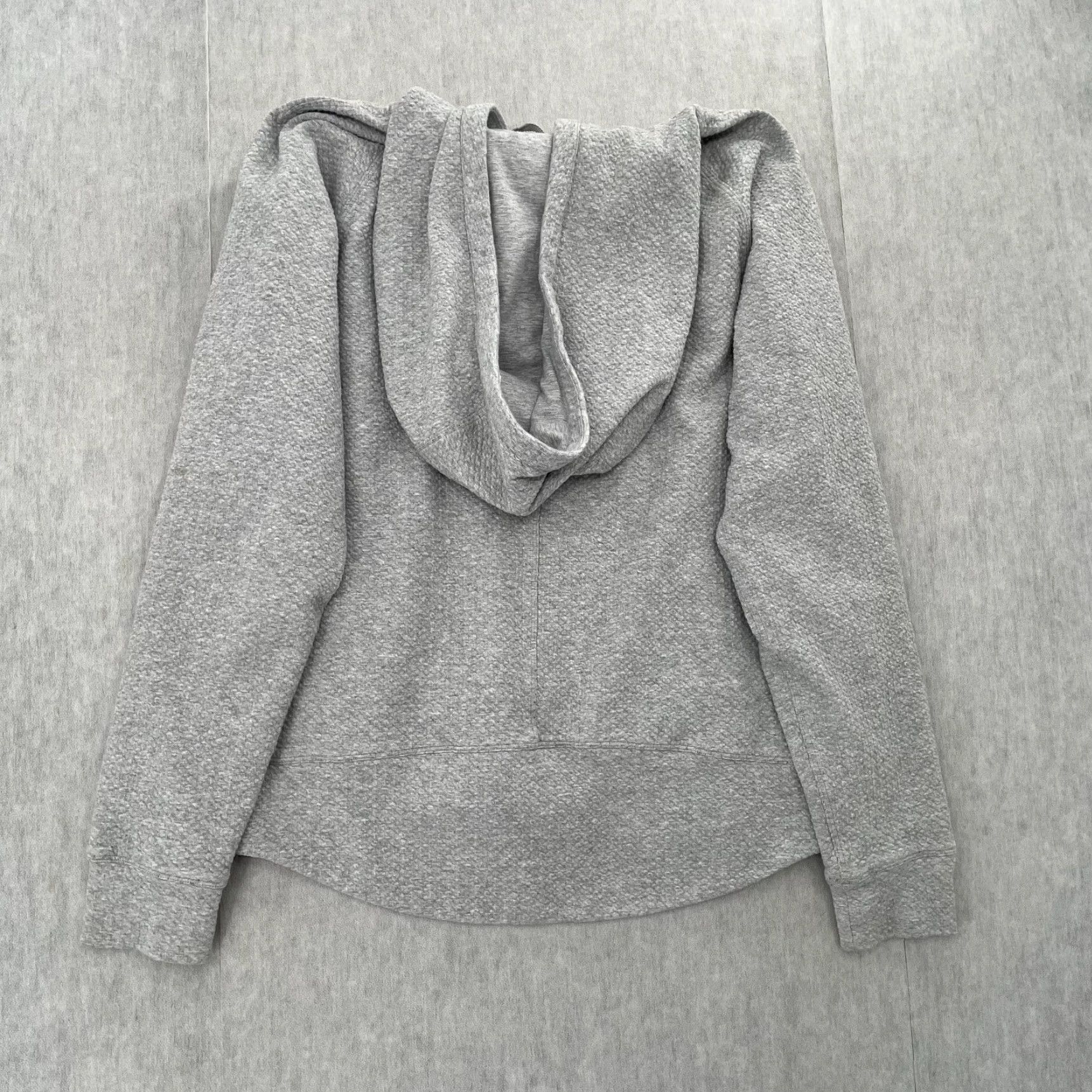 Lululemon Lululemon Hoodie Women 10 Gray Flywheel Full Zip Texture Logo Ladies Size L / US 10 / IT 46 - 2 Thumbnail