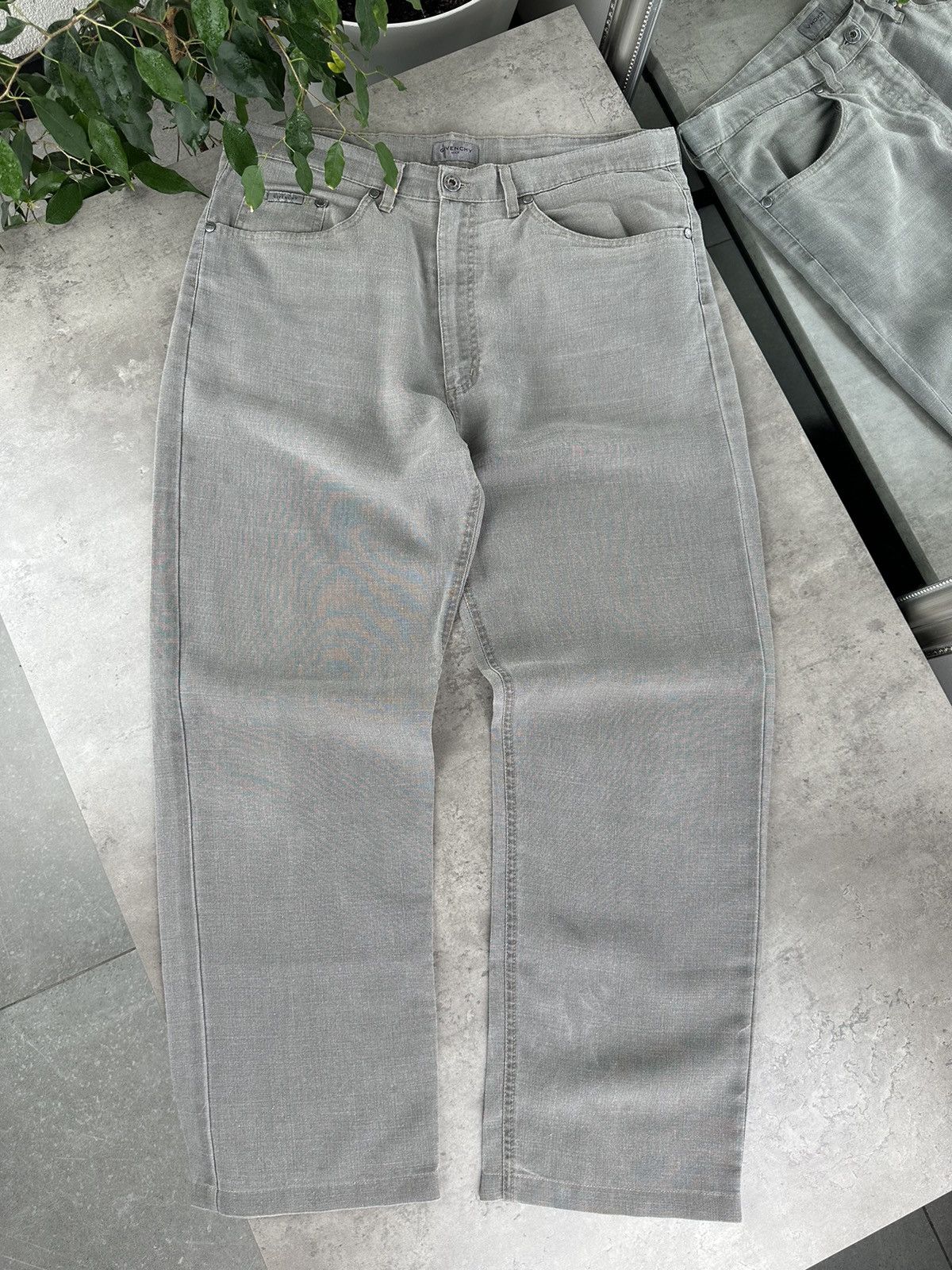 Givenchy Givenchy Vintage Linen Pants Size US 34 / EU 50 - 1 Thumbnail