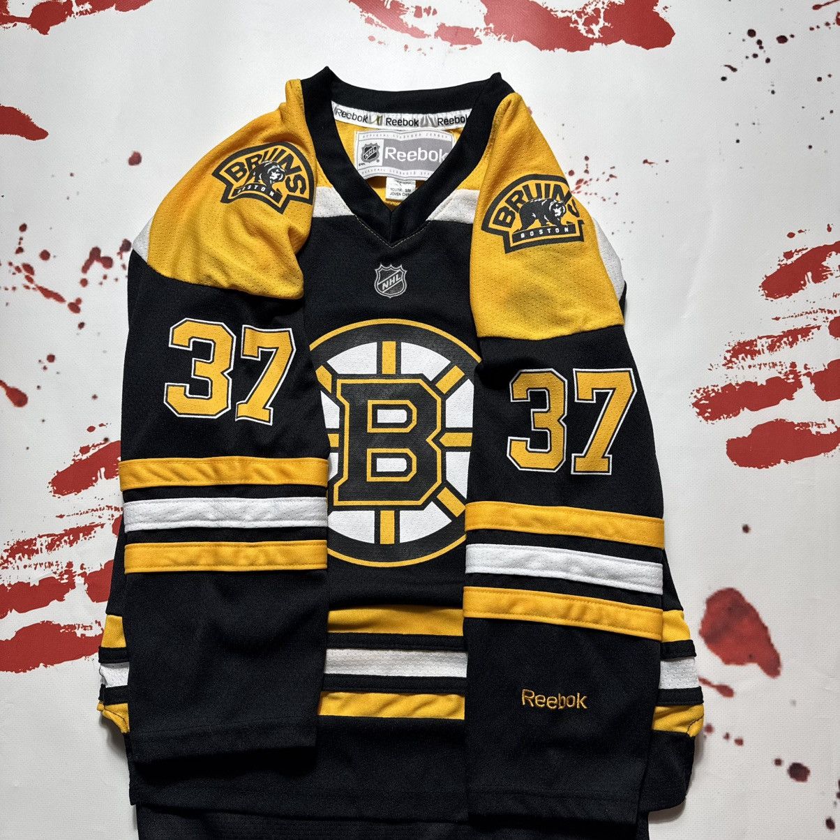 NHL × Reebok × Vintage vintage 90s nhl reebok jersey bergeron 37 rare longsleave Size US S / EU 44-46 / 1 - 4 Thumbnail