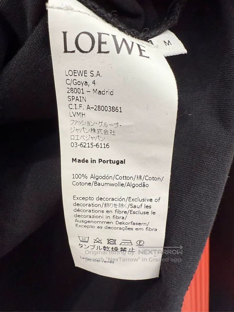 Loewe Loewe PRICE LA Series cotton T-shirt Size US M / EU 48-50 / 2 - 5 Thumbnail