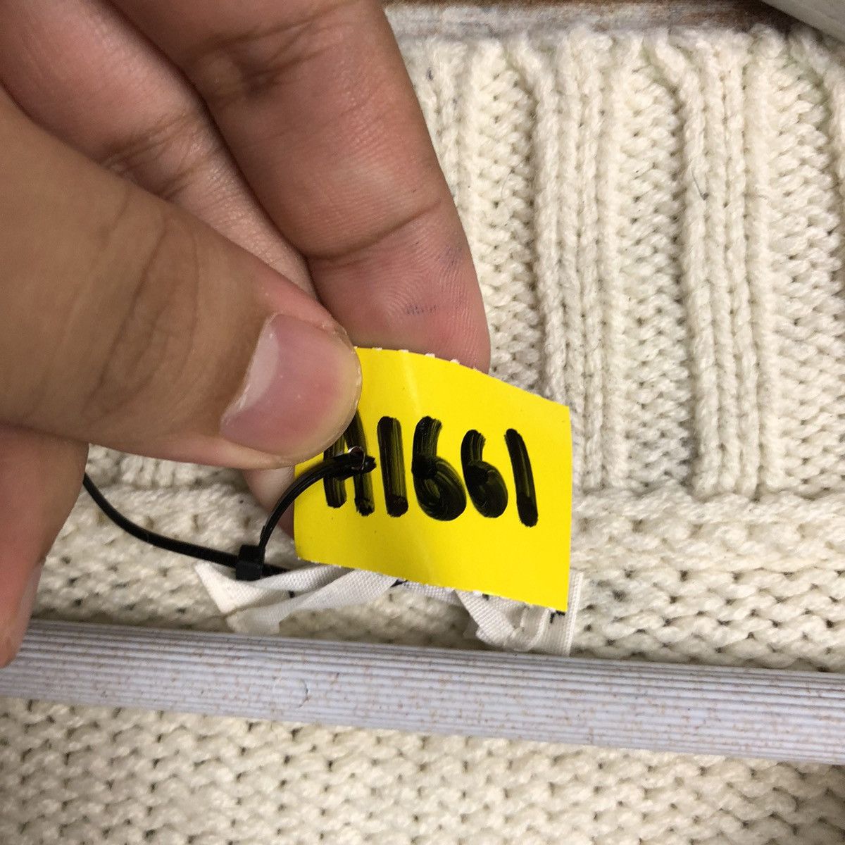 Homespun Knitwear × Japanese Brand Lepsim White cable Knitwear sweatshirt #A1661 Size M / US 6-8 / IT 42-44 - 9 Thumbnail