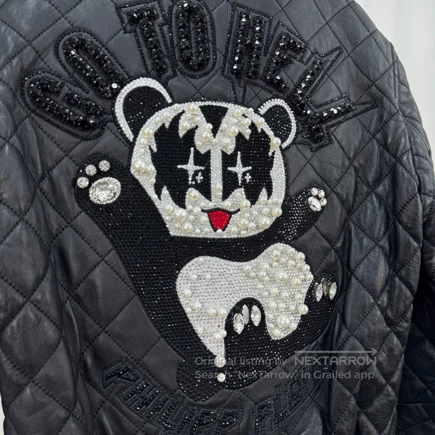 Philipp Plein philipp plein black embellished leather jacket. Size US S / EU 44-46 / 1 - 5 Thumbnail