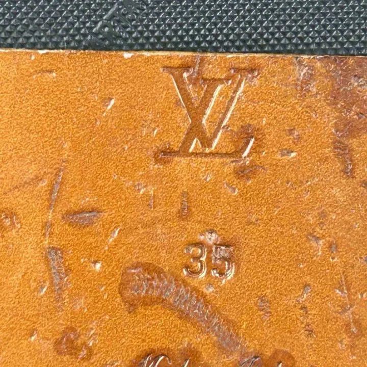Louis Vuitton Louis Vuitton Classic Logo Lock Slide Sandals -2508 Size US 5.5 / EU 38 - 7 Thumbnail