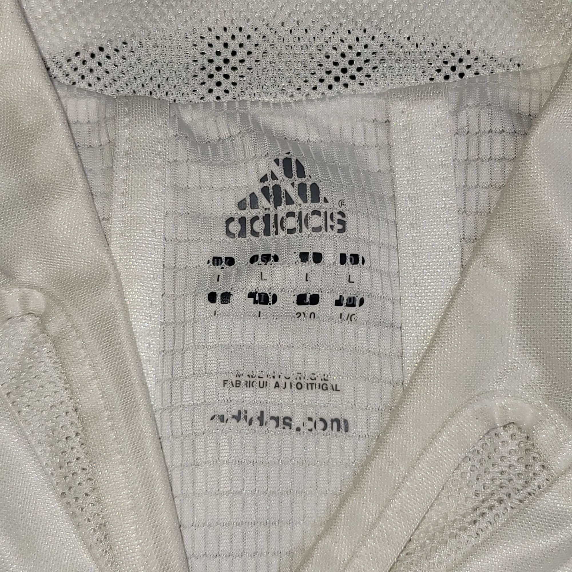Adidas Zidane Real Madrid PLAYER ISSUE UEFA 2004 2005 Soccer Jersey Size US L / EU 52-54 / 3 - 7 Thumbnail
